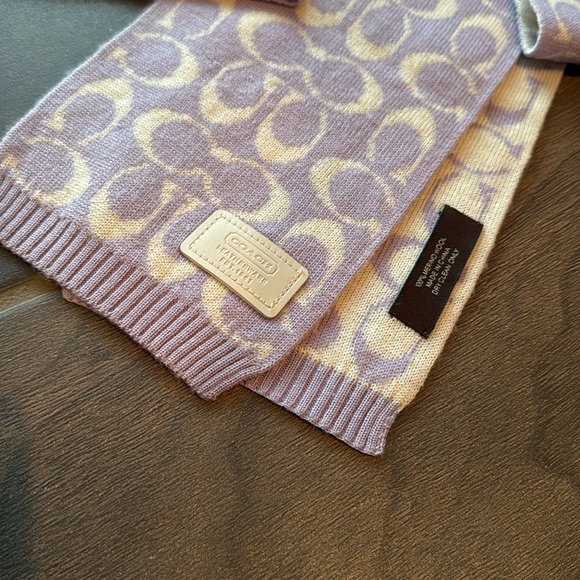 Coach hat and scarf set — used only a couple times and stored in dust pouch. - Picture 2 of 2